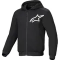 Alpinestars Chrome V2 Sport Motorrad Zip Hoodie, schwarz, Größe L für Männer