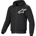 Alpinestars Chrome V2, Kapuzenjacke - Schwarz/Weiß - L