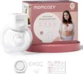 Momcozy Milchpumpe Elektrisch S12 Pro Quick, Freihändig breast pump electric, Tragbare Milchpumpe Elektrisch mit DoubleFit Hybrid-Brusthaube, Brustpumpe mit 3 Modi & 9 Stufen, 1er-Set, Weiß