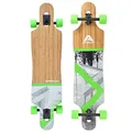 Apollo Longboard Upolu 40" Komplettboard mit High Speed ABEC Kugellagern, Drop Through Freeride Skaten Cruiser Board