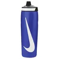 Nike Refuel Bottle Grip 24oz 709 ml Trinkflasche Sportflasche Training Fitness Rutschfester Griff, Game Royal/Black/White