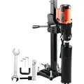 VEVOR Diamant Bohranlage 3200 W Diamantkernbohrmaschine Kernbohrgerät 0-750 U/min Kernbohrmaschine Nass- und Trockenbohren, 20 cm Magnetbohrmaschi...