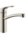 Hansgrohe HG Einhebel-Küchenmischer 160 FOCUS DN 15 Edelstahl-Optik 31806800