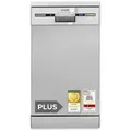 Exquisit PLUS Geschirrspüler 45 cm, Unterbaufähig, 9 Maßgedecke, 9 Liter, ECO-Programm, Startzeitvorwahl, GSP59309-030E silber - Silber