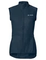 VAUDE Damen Fahrradweste Matera Air Vest, ultraleichte Windweste für den Radsport, wasserabweisende, winddichte Sportweste reflektierend, Passform: Slim fit, dark sea, 34