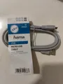 Hama USB MicroUSB-B/USB-A 2.0 M/M Kabel 0,9m Grau Neu