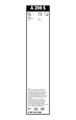 3 397 014 398 BOSCH Wischblatt für MAZDA,SUBARU