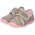 Superfit Mädchen-Hausschuh SPOTTY Grau-Pink, Farbe:grau, EU Größe:20 - Grau - 20
