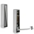 SOTECH Aufbau Klapphaken BARI Chrom poliert 80 x 20 x 15 mm Mantelhaken Aufbauhaken Wandgarderobe zum aufschrauben
