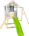 Zwerkules Valli 2 Kinder Stelzenhaus mit Rutsche und Schaukel Holz