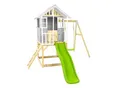Zwerkules Spielhaus Valli 2 inkl. Rutsche & Schaukel 352x280x244cm
