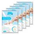 Fußmaske Socken, 5 Paar Hornhaut Entfernung Fuß Peeling Maske Pflegende Exfoliating für Wirksam bei Schwielen Abgestorbener und Trockener Haut (Fußmaske Socken)