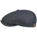 Stetson Hatteras Schirmmütze Ballonmütze 100% Leinen UV-Schutz 40+ Damen Herren Frühling Sommer Denim 57 cm