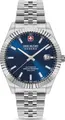 SWISS MILITARY HANOWA Herrenuhr Automatikuhr silber / blau onesize Herren 41 SMWGL0002101, SMWGL0002102, SMWGL0002103, SMWGL0002110, SMWGL0002160