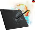GAOMON S620 Grafiktablett, Stifttablett mit 4 Tasten und Stift, Zeichentablett