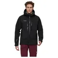 Mammut Softshelljacke Hardshell-Alpinjacke Crater Pro HS Hooded (Bergsteigen, wasserdicht) schwarz L