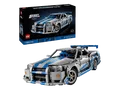 LEGO Technic 42210 2 Fast Furious Nissan Skyline GT-R (R34) Flitzer Bausatz, Mehrfarbig