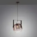 JUST LIGHT Pendelleuchte "CUP 2.0", schwarz, 1, Ø 30cm H: 60cm, 1 Stk., Leuchten, ExklusiveE27, Pendelleuchte