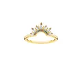 THOMAS SABO Silberring Ring Sonnenstrahlen Bunt Vergoldet TR2456-488-7 Gr. 58
