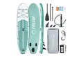 Fitleap Inflatable SUP-Board SUP Board Set mit Hochdruckpumpe, verstellbarem Paddel und Rucksack -…, Robustes Material, Komplettes SUP-Set, stabil, Leicht transportierbar
