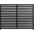 Plus Zaun Koyto 160 x 120 cm RAL 9005 Schwarz - Schwarz