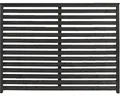 Vorgartenzaun PLUS Kyoto 160 x 120 cm RAL 9005 schwarz