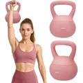 Gymtek® Weiche Kettlebell Hantel - 6kg Gewicht - Kugelhantel, Schwunghantel, Kugelgewicht für Home Gym, Fitness, Pilates, Krafttraining - Orange