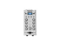 OMNITRONIC GNOME-202P Mini-Mixer silber | 2-Kanal-DJ-Mixer mit Bluetooth und MP3-Player im Miniaturformat | Regelbarer Mikrofoneingang/Kopfhörerausgang über 6,3-mm-Klinke