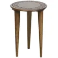 Marrakesch Orient & Mediterran Interior Beistelltisch Orientalischer Beistelltisch Hocker Blumenhocker Astus Rund (1-St., 1 Tisch), Handarbeit braun Rund