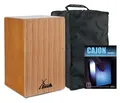 Super El Bajo Cajon Set mit Bass Port, Zebrano-Furnier-Schlagfläche, Bag & Noten