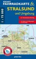 Pocket-Fahrradkarte Stralsund und Umgebung: Maßstab 1:75.000. Wasser- und reißfest. (Fahrradkarten)