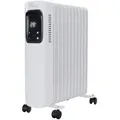 TroniTechnik® Ölradiator Elektroheizung TT-OR 311 in Weiß mit 11 Rippen und 1 2500 Watt, drei Heizstufen (1000W, 1500W, 2500W)