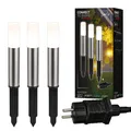 Briloner LED Außen-Bodenstrahler Junca Connect to Shine 3er Starterset 3W