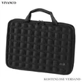 Robuste VIVANCO Notebooktasche 11,6 Zoll, Bubble Design und Fleece-Innenfutter,