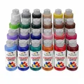 Farbello Acrylfarbe 24x120 ml- Hochpigmentierte, wasserfeste Künstlerfarben für Acryl-Pouring, Leinwand, Holz, Stein, Papier & Metall – Leuchtende Malfarben (24 Farben)