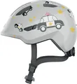 Abus Kinderfahrradhelm "SMILEY 3.0" Gr. M, grau (grau police), M Kopfumfang: 50cm - 55cm
