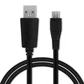 CELLONIC USB Kabel 1m kompatibel mit Rode VideoMic Pro Plus, NTG4 Plus, TX-BELT, TX-M2 Ladekabel Micro USB auf USB A 2.0 Datenkabel 1A schwarz PVC