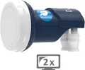 DUR-line DUR-line Blue ECO Twin - Stromspar-LNB - 2 Teilnehmer - Premium-Qualit Universal-Twin-LNB