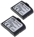 2x Power-Akkus kompatibel zu Sennheiser Kopfhörer BA 300 IS410 RS4200 2 Stück