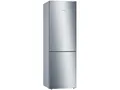 Bosch KGE36ALCA Serie 6 Kühl-Gefrier-Kombination, 186 x 60 cm, 214 L Kühlen & 88 L Gefrieren, VitaFresh längere Frische, LowFrost seltener abtauen, LED-Beleuchtung gleichmäßige Ausleuchtung