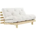 Karup - Roots Schlafsofa, 140 x 200 cm, Kiefer natur / natural (701)