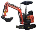 Mini Bagger powered by Kubota mit E-Start LED Scheinwerfer 14 PS Diesel Motor