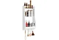 SoBuy Wandregal KCR12, für Küche Kleiderschrank Bad Garage Büro, Wandregal Hängeregal Badregal Gewürzregal Küchenregal Wand weiß