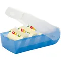 HAN Lernkarteibox CROCO Transluzent Blau Vokabeltrainer Karteikasten Lernbox
