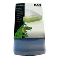 Lernbox Karteibox Lernhilfe CROCO HAN A8 quer Box mit 100 linierte Karten Blau