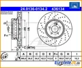 2 St. Bremsscheibe ATE 24.0136-0134.2 für Mercedes-Benz GLC