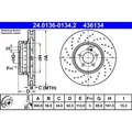 2x ATE 24.0136-0134.2 Bremsscheibe Ø360mm für MERCEDES BENZ E KLASSE C GLC CLS