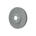 2x Bremsscheibe ATE 24.0136-0134.2 passend für MERCEDES-BENZ