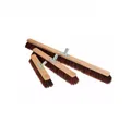 Bürstenmann Besenstiel Bürstenmann Saalbesen 40cm mit Holzkörper aus Haarmischung schwarz, (1-St)