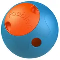 Duvo+ Foobler Futterball 17cm blau/orange für Hunde - Futterpuzzle mit Timer